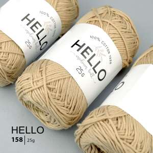 Пряжа HELLO Cotton 158 (25 грам)